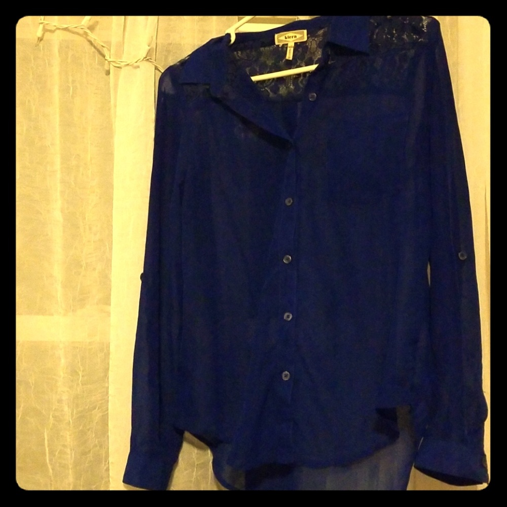 Kirra sheer blouse